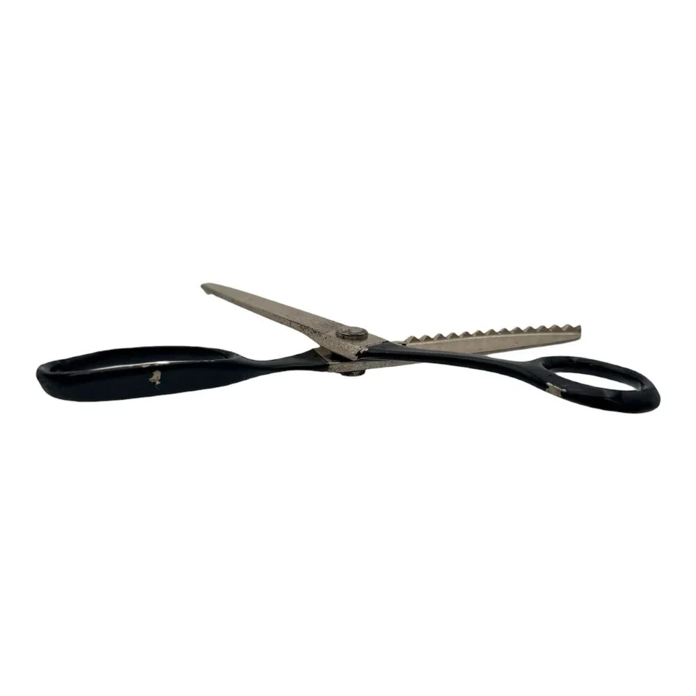 VTG 1930s J Wiss & Sons Pinking Shears Zig-Zag Cut Model C 3.5